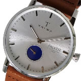 トリワ クオーツ ユニセックス 腕時計 FALKEN FAST111-CL010212 シルバー / ブラウン