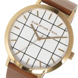 クリスチャンポール グリッド AVALON ユニセックス 腕時計 GR-06 ホワイト