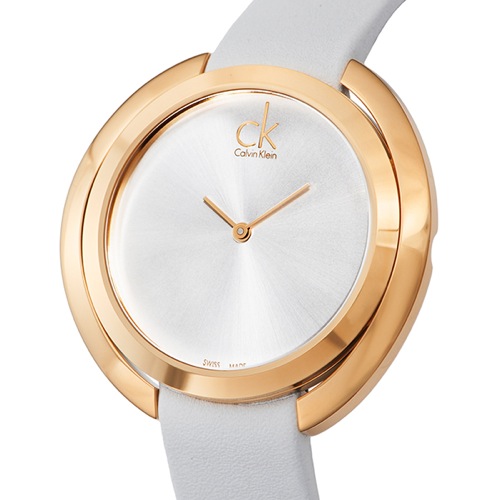 カルバン クライン Calvin Klein クオーツ レディース 腕時計 K3U236.L6 ホワイト