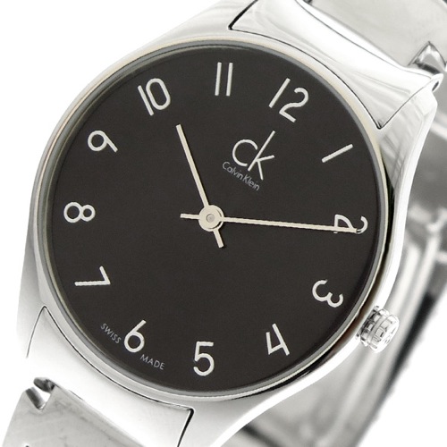 カルバンクライン CALVIN KLEIN 腕時計 メンズ レディース K4D2214X クォーツ ブラック シルバー