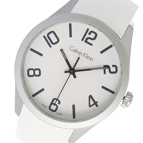 カルバンクライン クオーツ ユニセックス 腕時計 K5E511K2 ホワイト
