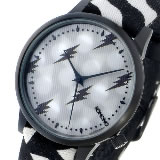 コモノ Estelle-Happy Socks-Black&White クオーツ レディース 腕時計 KOM-W2403 マルチカラー