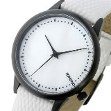 コモノ Estelle Monte Carlo-White Lizard クオーツ レディース 腕時計 KOM-W2701 ホワイトシェル
