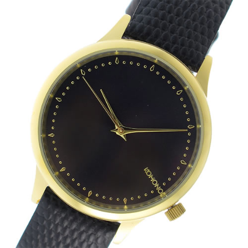 コモノ クオーツ レディース 腕時計 KOM-W2703 ブラック