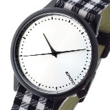コモノ Estelle-Vichy-Black クオーツ レディース 腕時計 KOM-W2853 シルバー