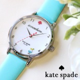 ケイトスペード メトロ ハッピーアワー レディース 腕時計 KSW1104 ホワイト/ブルー