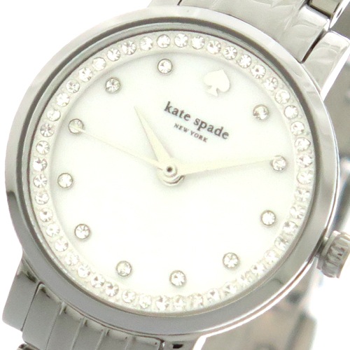 ケイトスペード KATE SPADE 腕時計 レディース KSW1241 クォーツ シェル シルバー