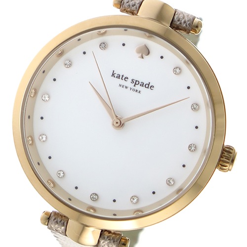 ケイトスペード クオーツ レディース 腕時計 KSW1402 ホワイト