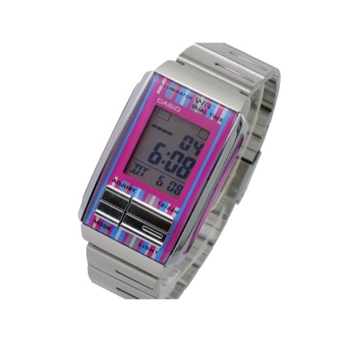 カシオ CASIO フューチャリスト FUTURIS デジタル 腕時計 LA-201W-4C