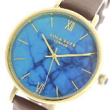 ローラローズ ブルーマグネイサイト クオーツ ユニセックス 腕時計 LR2024 ブルー/ブラウン