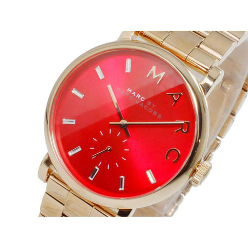 ベーリング 還暦祝い 赤 腕時計 レディース 14531-363+rubic.us