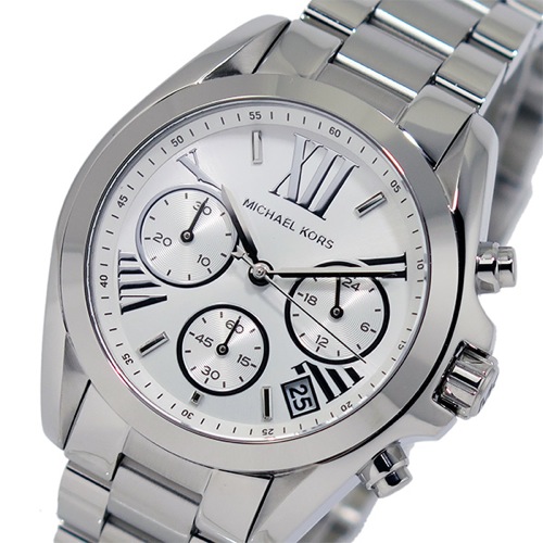 マイケルコース クオーツ クロノ レディース 腕時計 MK6174 ホワイト