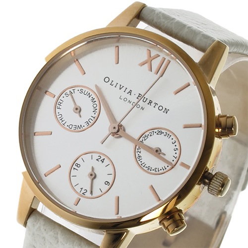 オリビアバートン クオーツ レディース 腕時計 OB15CGM56 ホワイト