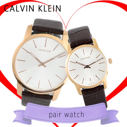 ペアウォッチ カルバンクライン CALVIN KLEIN 腕時計 K2G21629 K2G23620 シルバー ブラウン
