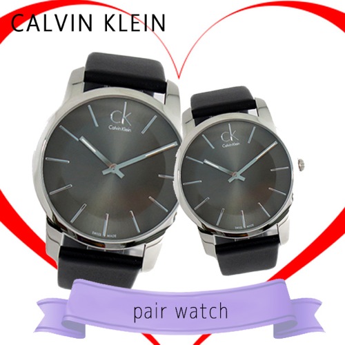 ペアウォッチ カルバンクライン CALVIN KLEIN 腕時計 K2G21107 K2G23107 メタルブラック ブラック