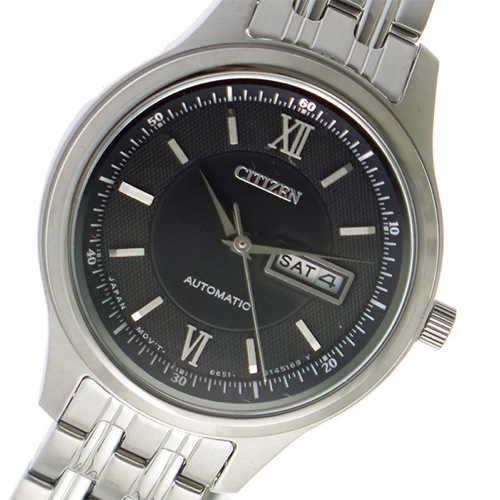 シチズン 自動巻き レディース 腕時計 PD7151-51E ブラック