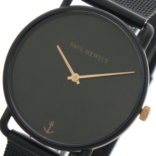 ポールヒューイット PAUL HEWITT 腕時計 レディース PH-M-B-BS-5S クォーツ ブラック 6454081