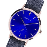 ロスリング MODERN 36MM GLENCOE レディース 腕時計 RO-003-015 ダークグレー/ブルー
