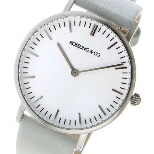 ロスリング CLASSIC 36MM light gray クオーツ ユニセックス 腕時計 RO-005-013 ライトグレー/ホワイト></a><p class=blog_products_name