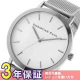 クリスチャンポール ロウ メッシュ ユニセックス 腕時計 RWM-03 ホワイト/シルバー