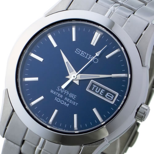 セイコー クオーツ ユニセックス 腕時計 SGG717P1 ネイビー