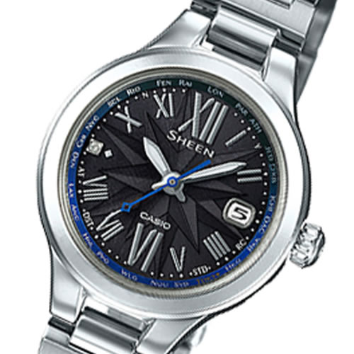 カシオ  シーン クオーツ レディース 腕時計 SHW-1750D-1AJF ブラック 国内正規
