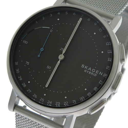 スカーゲン スマートウォッチ 腕時計 メンズ レディース SKT1113 CONNECTED チャコール シルバー
