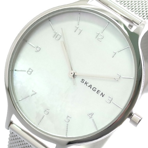スカーゲン SKAGEN 腕時計 レディース SKW2701 アニタ ANITA クォーツ ホワイトシェル シルバー
