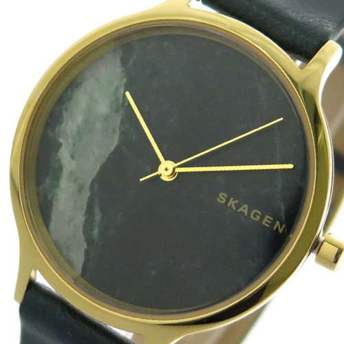 スカーゲン SKAGEN 腕時計 レディース SKW2720 アニタ ANITA クォーツ グリーンマーブル ダークグリーン