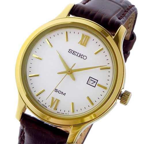 セイコー クラシック クオーツ レディース 腕時計 SUR702P1 ホワイト