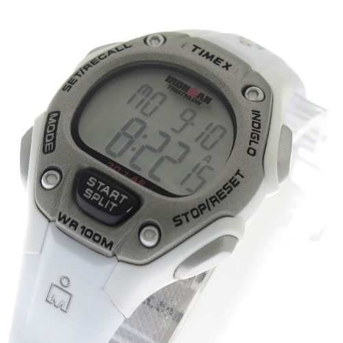 タイメックス インディグロ クオーツ メンズ レディース 腕時計 T5K515 液晶/ホワイト