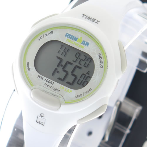 タイメックス インディグロ クオーツ レディース 腕時計 T5K606 液晶/ホワイト