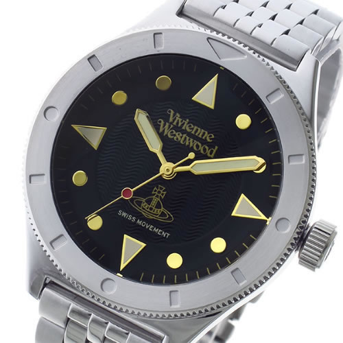 ヴィヴィアン ウエストウッド スミスフィールド ユニセックス 腕時計 VV160BKSL ブラック