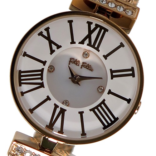 フォリフォリ クオーツ レディース 腕時計 WF15B028BSM ホワイト