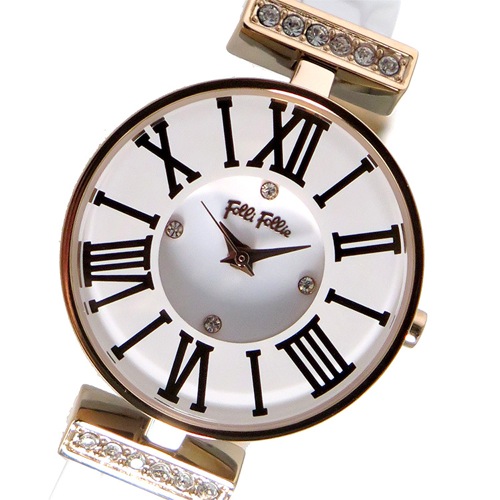 フォリフォリ クオーツ レディース 腕時計 WF15B028BSZ ホワイト