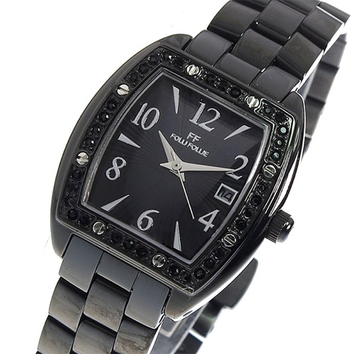 フォリフォリ クオーツ レディース 腕時計 WF9E004BDKXX ブラック