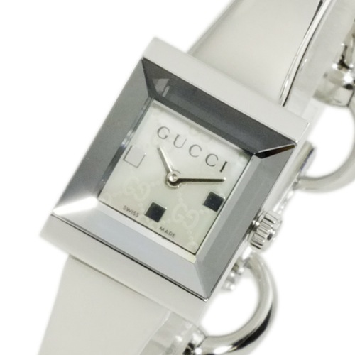 グッチ Gフレーム クオーツ レディース 腕時計 YA128515