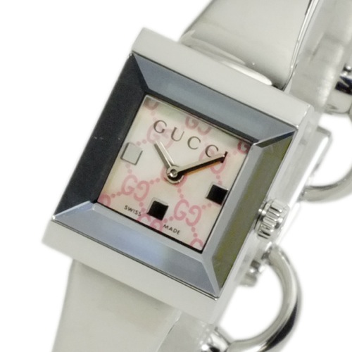 グッチ GUCCI Gフレーム クオーツ レディース 腕時計 YA128516