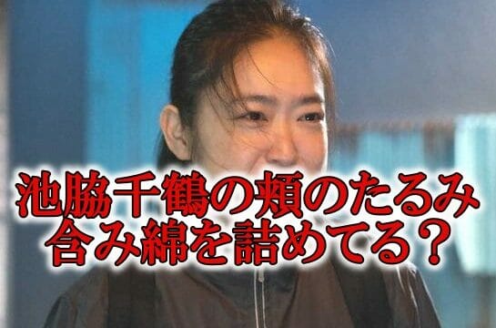 池脇千鶴頬たるみ綿と頬杖