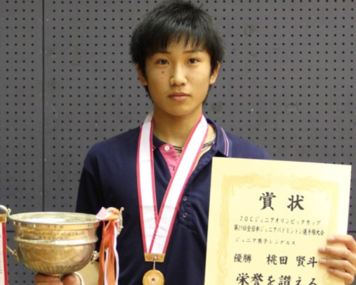 桃田賢斗の高校時代と生い立ち