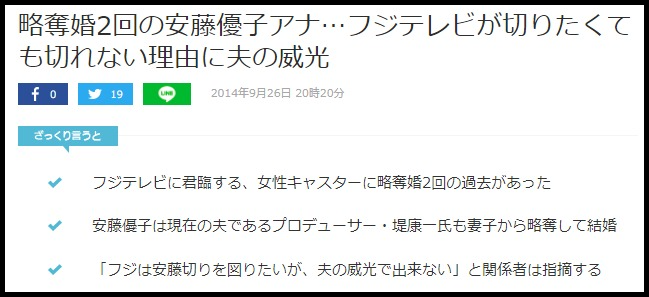 安藤優子の若い頃と現在画像