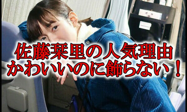 佐藤栞里の人気理由