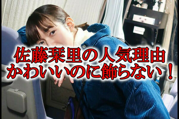 佐藤栞里の人気理由