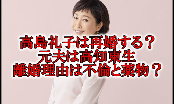 高島礼子の再婚と高知東生