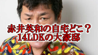 赤井英和の家自宅は成城6丁目