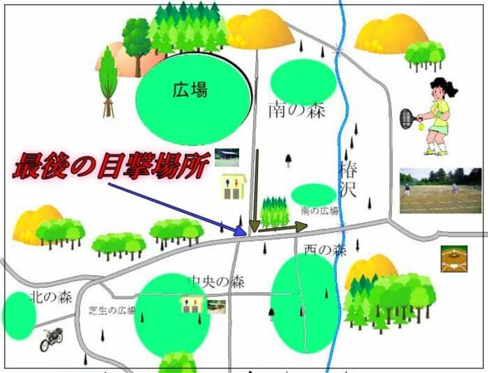 小倉美咲ちゃんキャンプ場地図