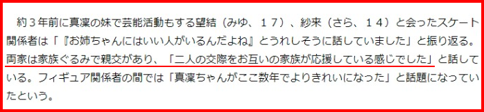 本田真凜せいよく宇野昌磨やり