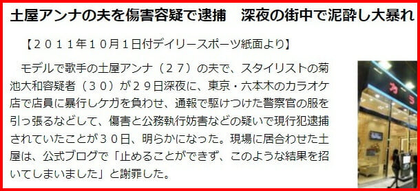 土屋アンナ歴代旦那とジョシュア