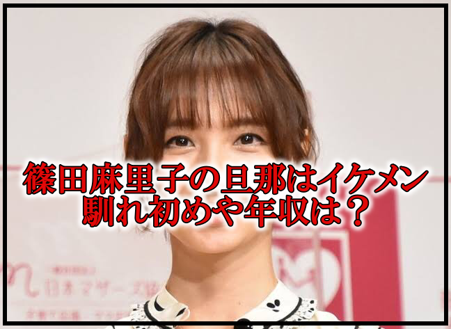 篠田麻里子の旦那の年収