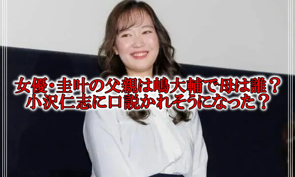 女優の圭叶の父は嶋大輔